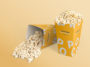 popcorn container mockup