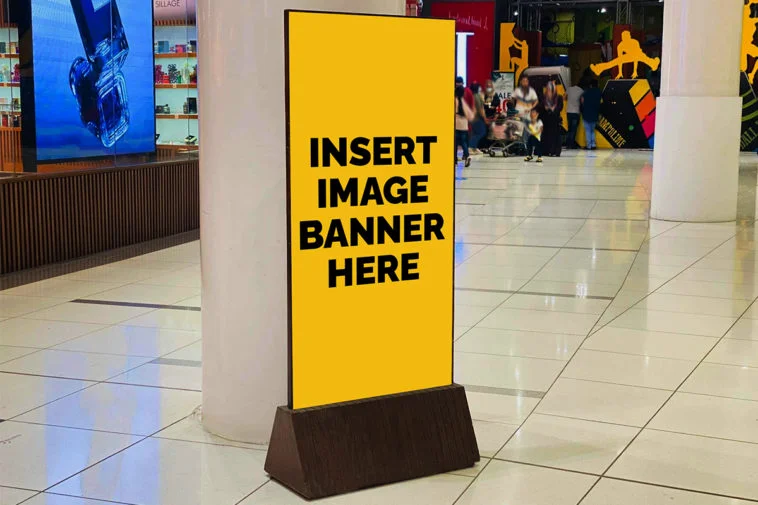 free rollup banner mockup