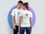 couple t-shirt mockup free download