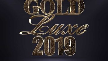 3d gold text effect mockup psd photoshop