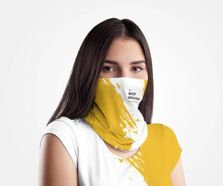 Woman Neck Gaiter / Bandana MockUp