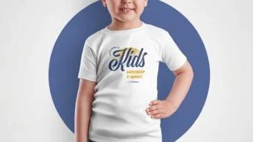 Kids T-shirt MockUp ( Boy )