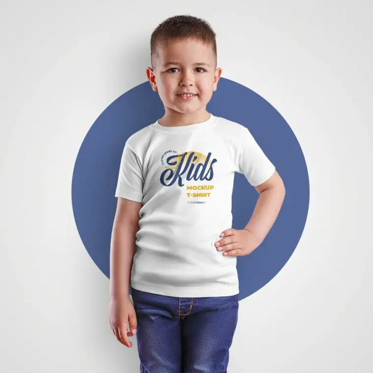 Kids T-shirt MockUp ( Boy )