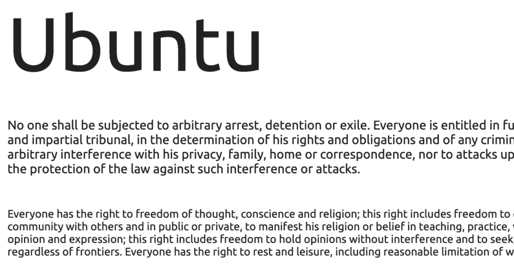 Ubuntu Font Free Download
